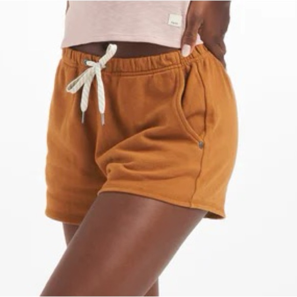 Vuori Women's Sunnyside Shorts 100% Cotton Turmeric Medium - Picture 10 of 11